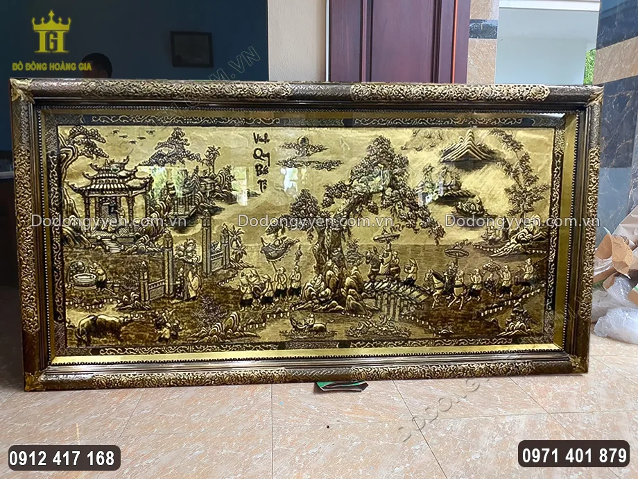 Tranh n&ecirc;n treo tr&ecirc;n cao, tại nơi nhiều &aacute;nh s&aacute;ng